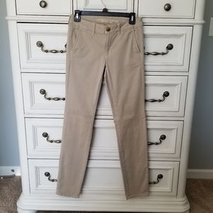 American Eagle Skinny Khaki Pants - Size 4 Long